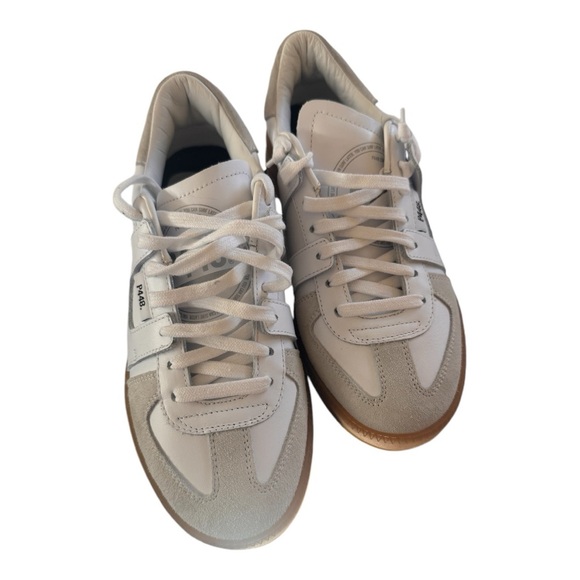 P448 NWOT Monza Leather and Suede Lace-Up Sneakers w/ Box - Size 38/7.5-8 - Picture 6 of 6